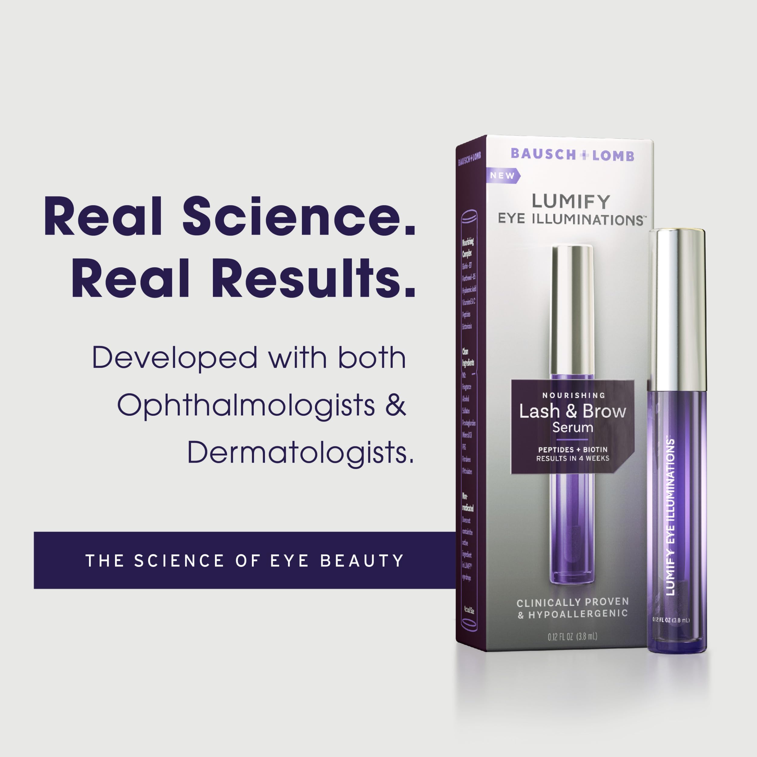 Amazon.com: LUMIFY Eye Illuminations Lash & Brow Serum, Promotes